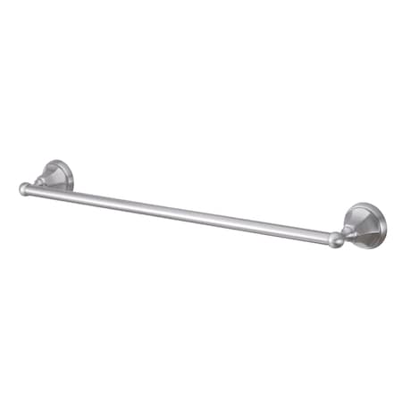 Kingston Brass Metropolitan 24" Towel Bar, Brushed Nickel BA4811SN